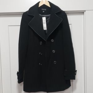 Black Pea Coat NWT Size 6